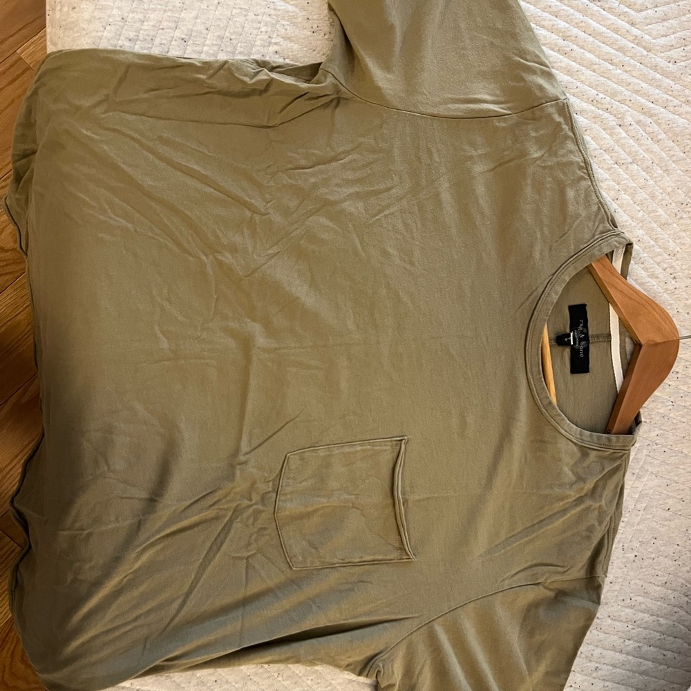 rag & bone Olive Short Sleeve Tee
